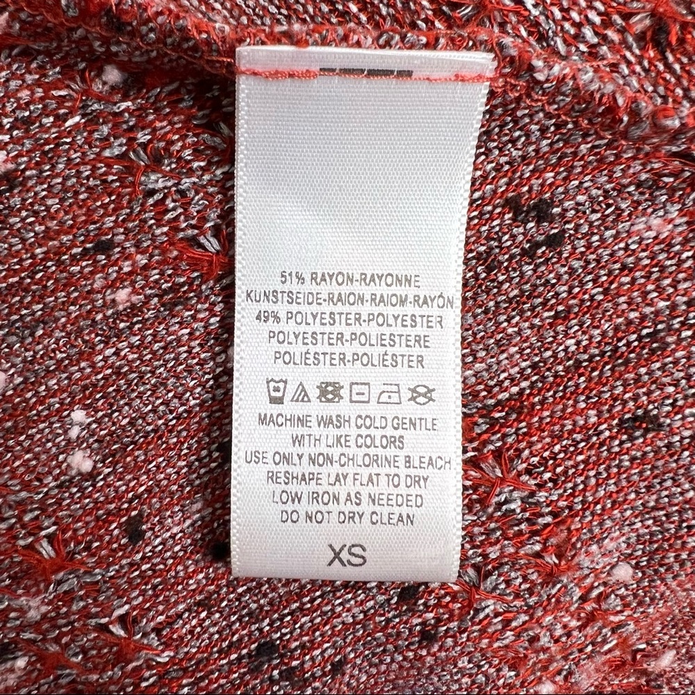 Free People Rust Red Marled Maxi Cardigan - Picture 9 of 10